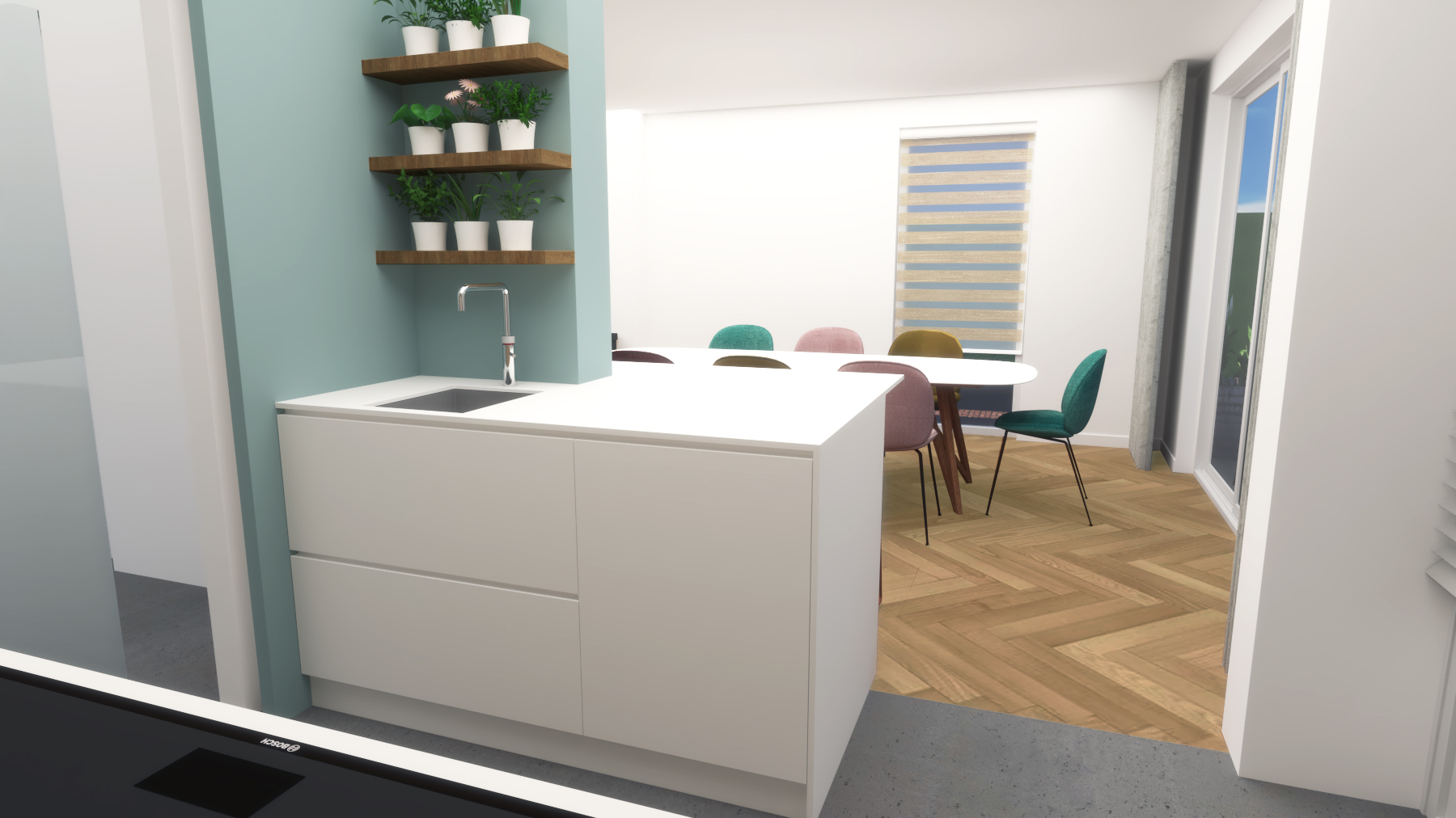 Optie 1: Schiereiland